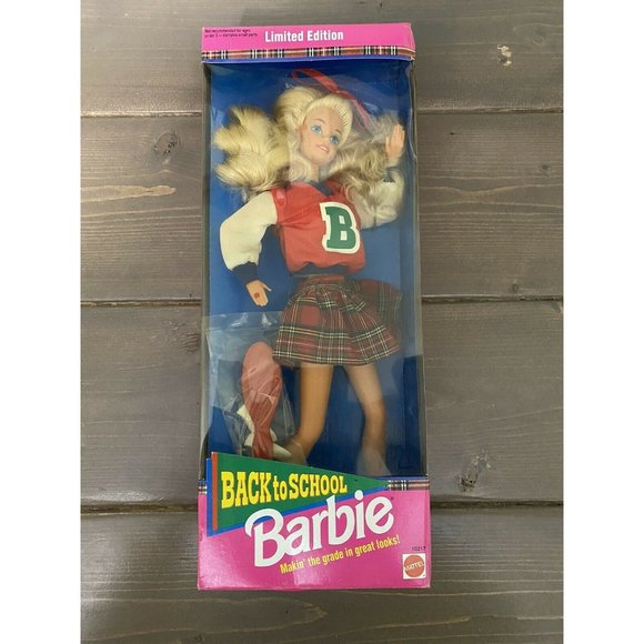 Vintage 1992 Barbie doll Limited Edition Back to School 10217 New NRFB - BARBIE - Picture 1 of 2